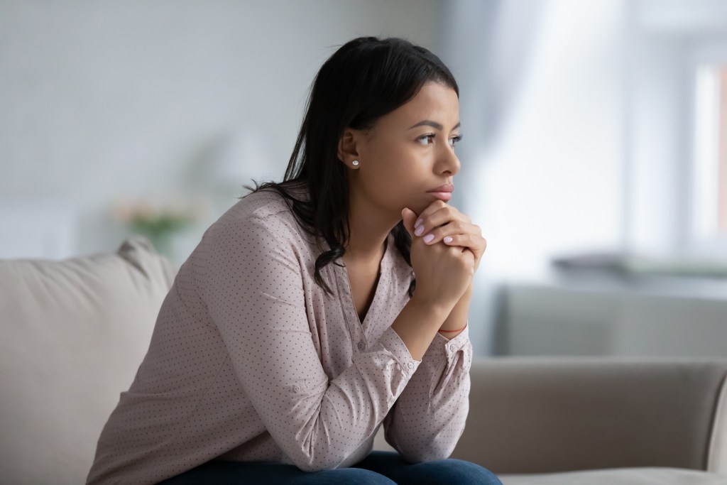 Woman with Depression
